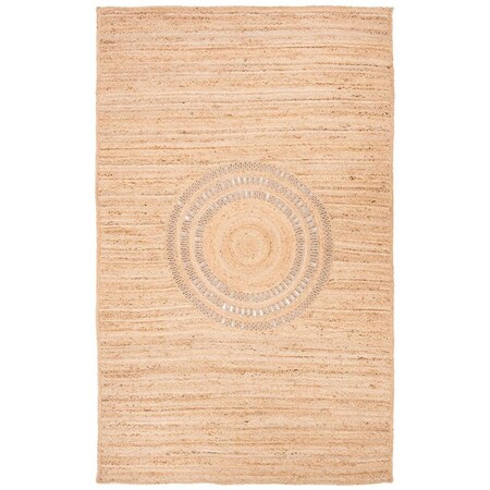 Safavieh 3 x 5 ft. Natural Fiber Rectangle Area Rug, Beige - 0.24 in. NF372B-3